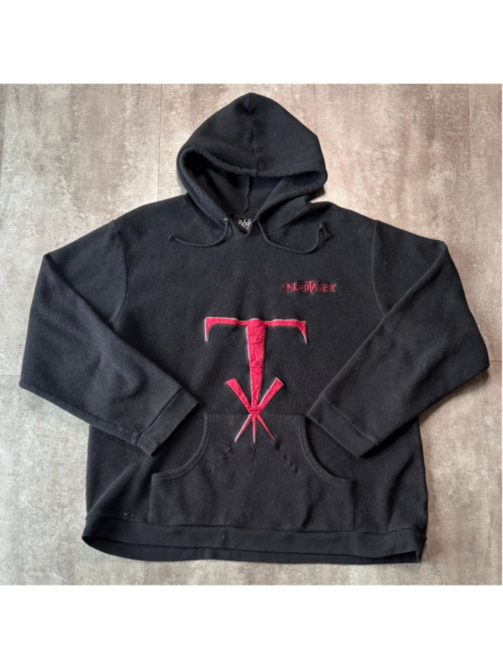 Vintage WWE Undertaker Fleece Hoodie Mens XL 2004 Black